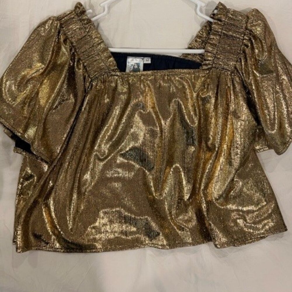 Gold Queen of Sparkles Top
